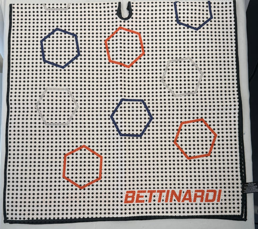 Bettinardi - 2021 Dancing Open Hex Players Towel - White