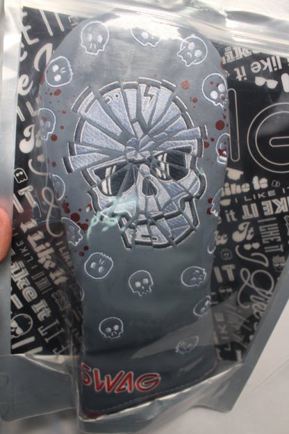 Swag Golf - Shatter Skull Grey Fairway Wood Headcover