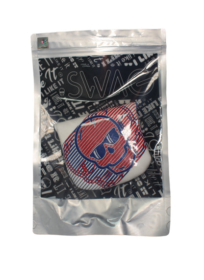 Swag Golf - Red/White/Blue Skull Mallet Putter Headcover