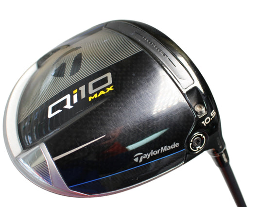 Pre-Owned Taylormade Qi10 Max 10.5 Driver w/ AutoFlex Pink 505 X (100-110 MPH) (X-Stiff) (46.5 Inch) Shaft (Mint)