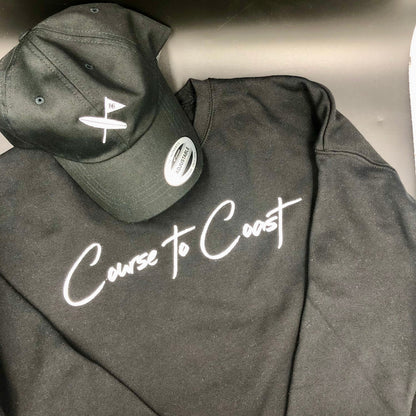 Crew Crop Pullover- Midnight
