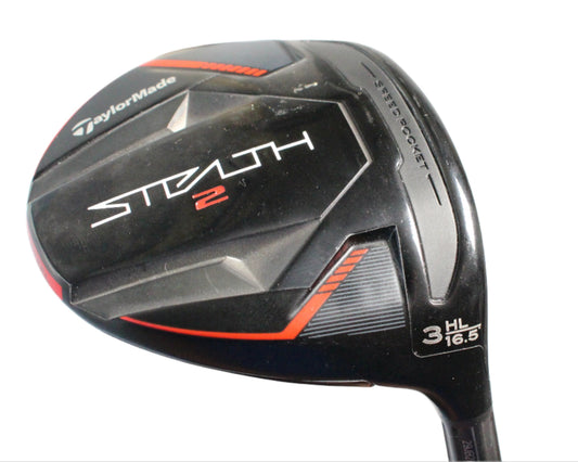 Pre-Owned TaylorMade Stealth 2 High Launch 3 (16.5) Fairway Wood w/ Fujikura Ventus TR 5-A (Senior) (43.5 Inch) Shaft (Mint)