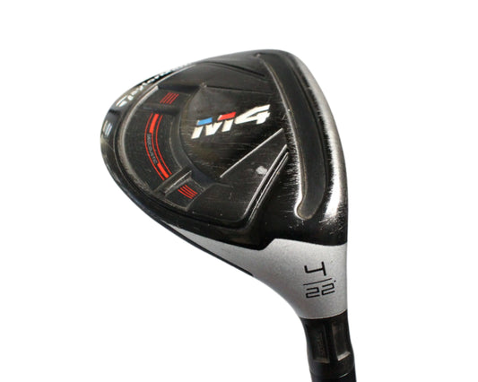 Pre-Owned TaylorMade M4 : 4 Hybrid (22.0) W/ Atmos 5 A (Senior) (40 Inch) Shaft (Average)