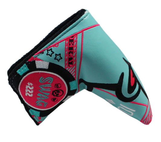 Swag Golf - Flipper Stacked Flush Blade Putter Headcover *opened, no bag*
