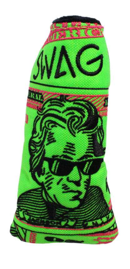 Swag Golf - Almighty Dollar 5.0 Andrew Jackson Blade Putter Headcover *opened, no bag*