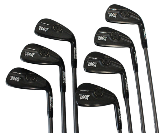 Pre-Owned PXG 0311P Gen7 Xtreme Dark: Iron Set (5-PW, GW) W/ SteelFiber I60 A (Senior) Graphite Shaft (Average)