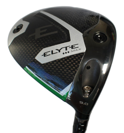 Pre-Owned Callaway Elyte Triple Diamond Max: Driver (9.0) W. Tense 64 s (Stiff) (45 Inch) Shaft (Mint)