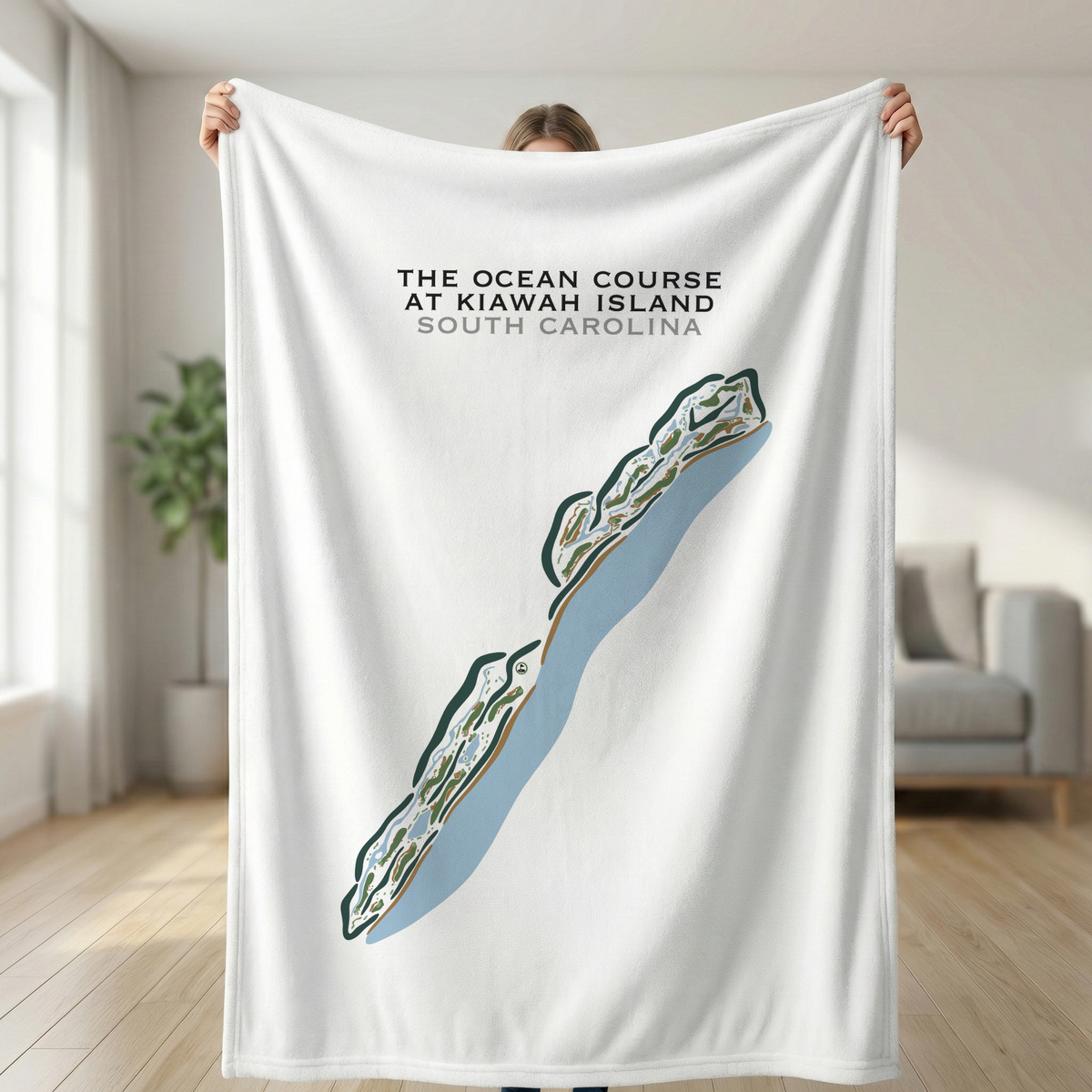 The Ocean Course at Kiawah Island, South Carolina - Printed Golf Courses