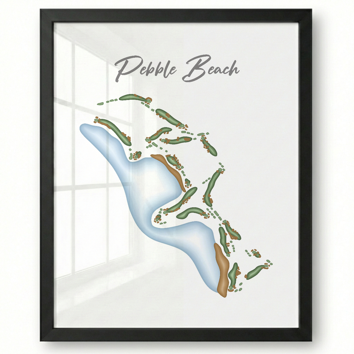 Pebble Beach Golf Links, California - Gradient Style