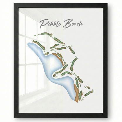 Pebble Beach Golf Links, California - Gradient Style