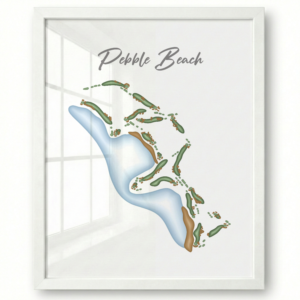 Pebble Beach Golf Links, California - Gradient Style