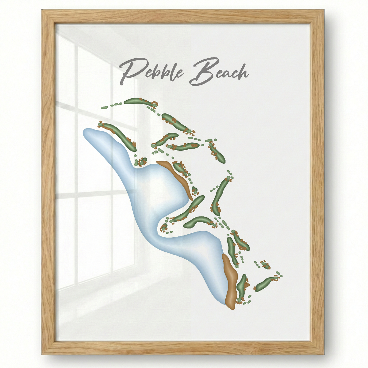 Pebble Beach Golf Links, California - Gradient Style