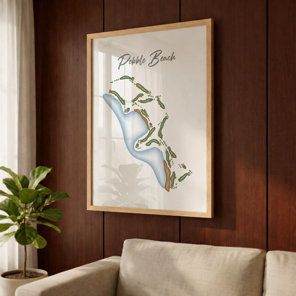 Pebble Beach Golf Links, California - Gradient Style