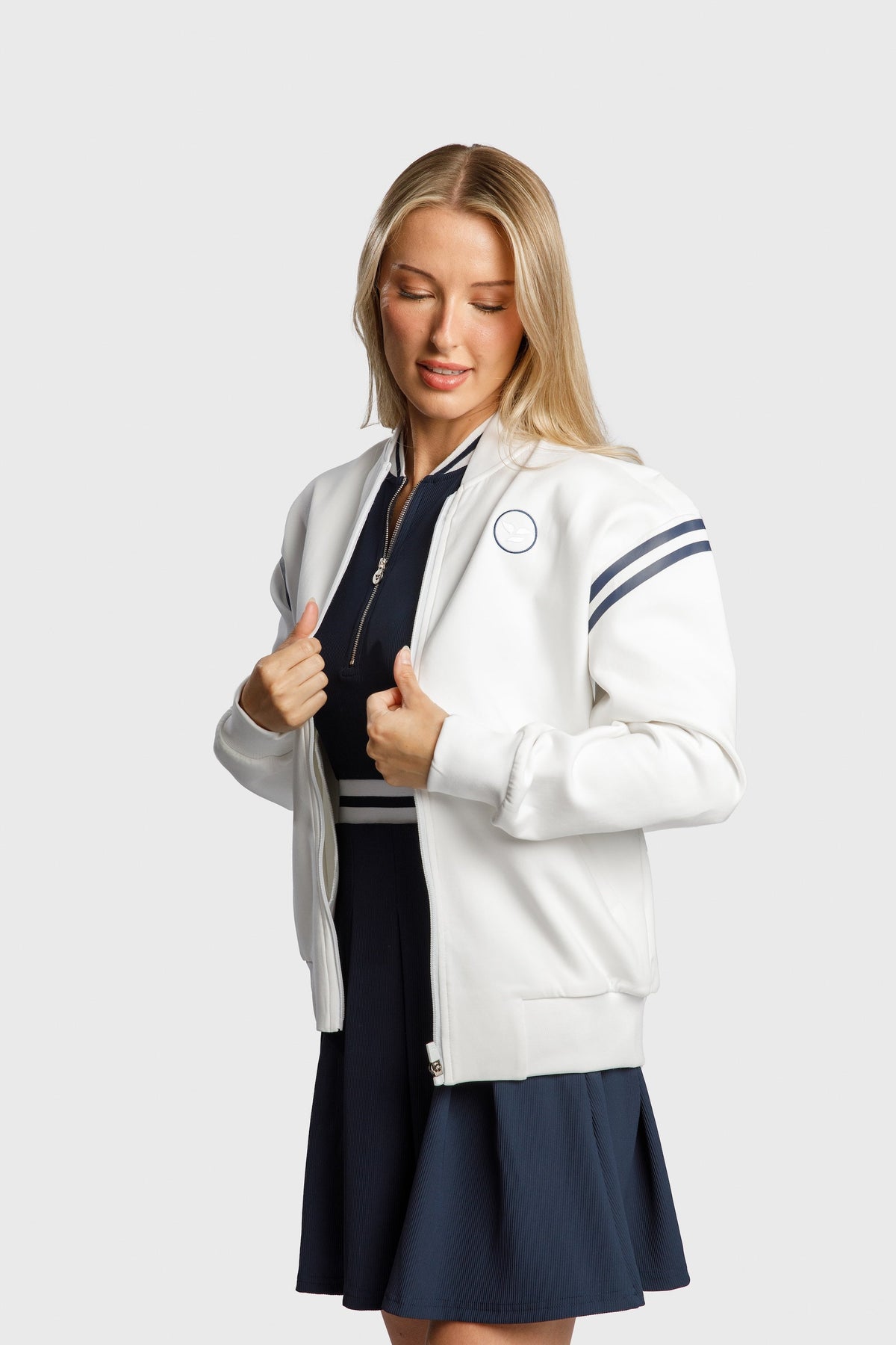 Farrah Retro Bomber Jacket