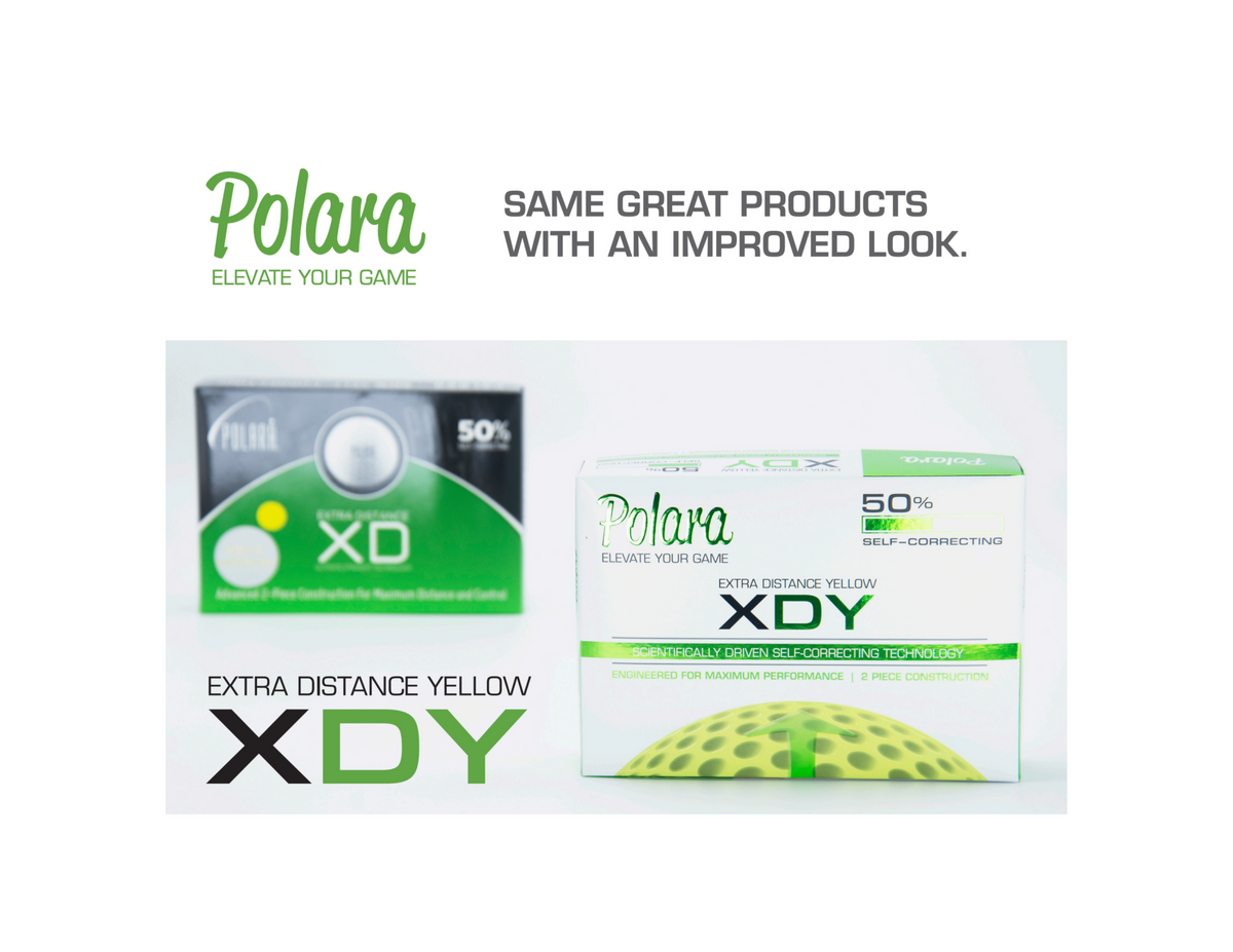 Yellow XD Extra Distance - One Dozen Golf Balls
