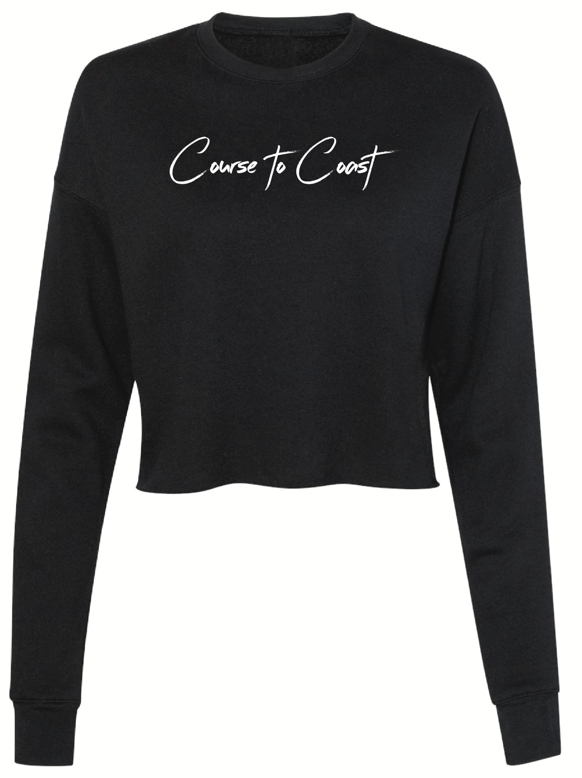 Crew Crop Pullover- Midnight