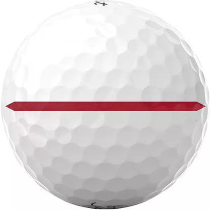 Titleist 2025 Pro V1 Performance Alignment Red Line Golf Balls