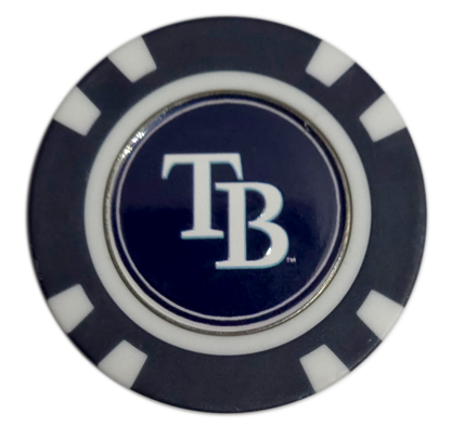 Officially Licensed Tampa Bay Rays Poker Chip Golf Ball Marker