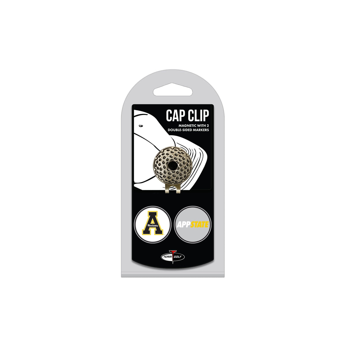 Appalachian State Mountaineers Hat Clip with 2 Ball Markers