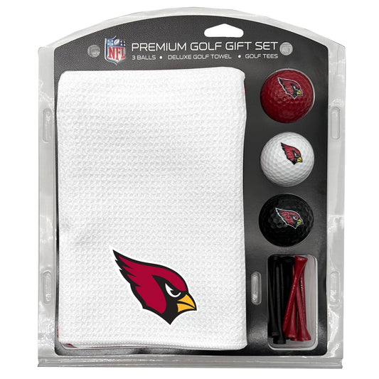 Arizona Cardinals White Microfiber Towel Golf Gift Set