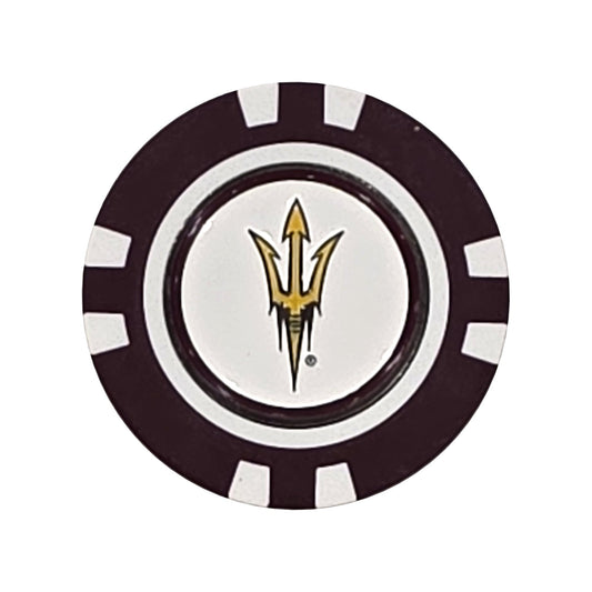 Arizona State Sun Devils Poker Chip Ball Marker