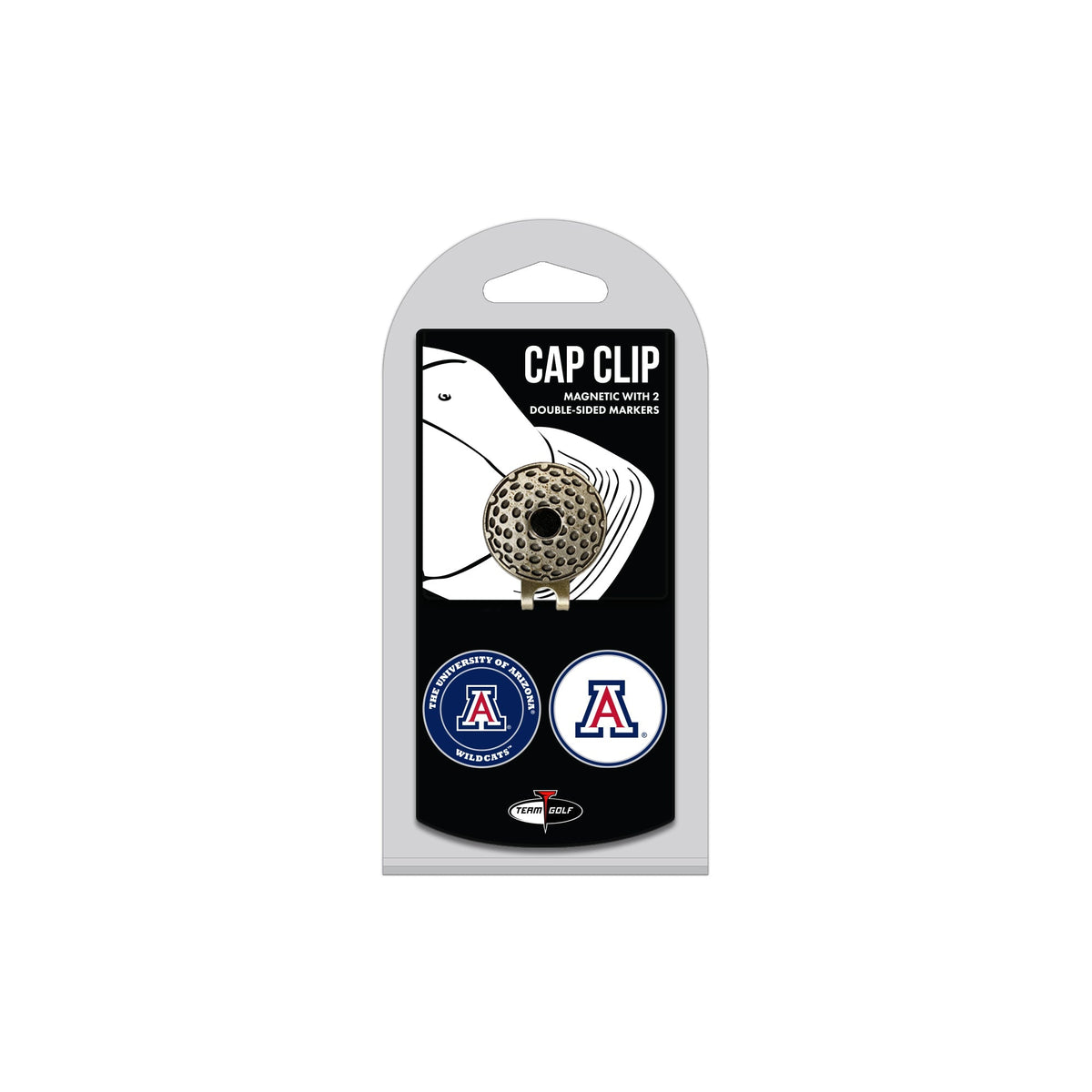 Arizona Wildcats Hat Clip with 2 Ball Markers