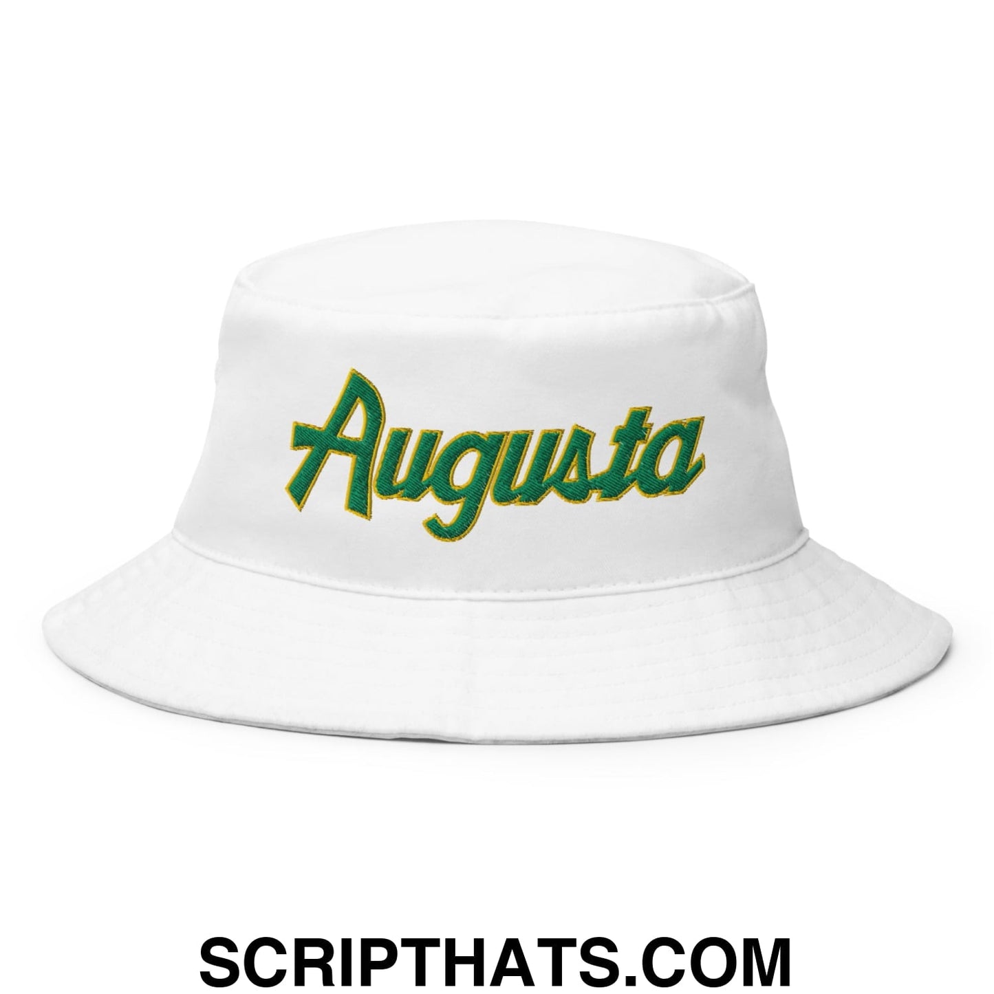 Augusta Vintage Sports Script Embroidered Golf Bucket Hat