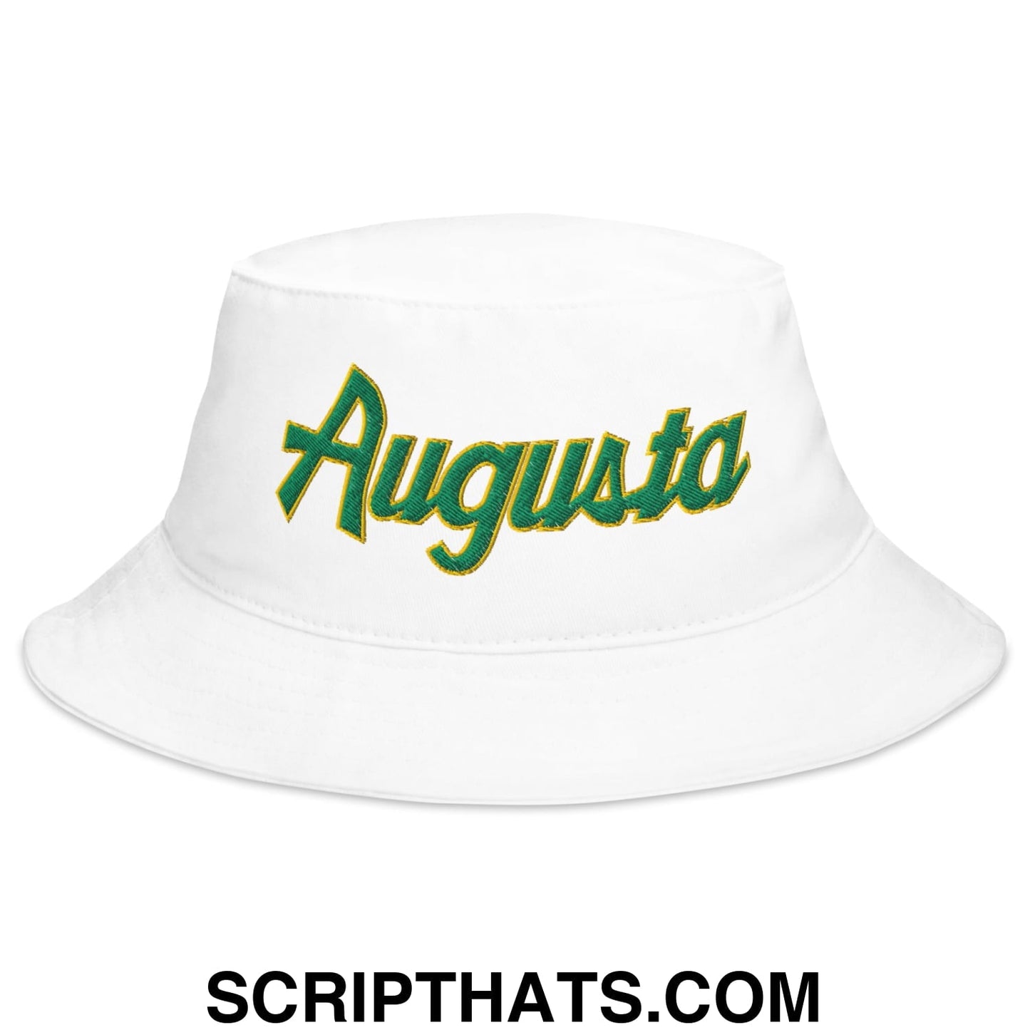 Augusta Vintage Sports Script Embroidered Golf Bucket Hat