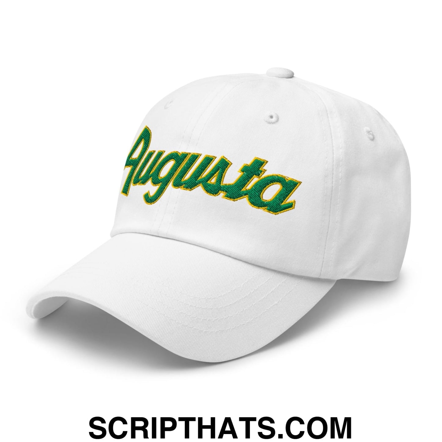 Augusta Vintage Sports Script Embroidered Golf Dad Hat