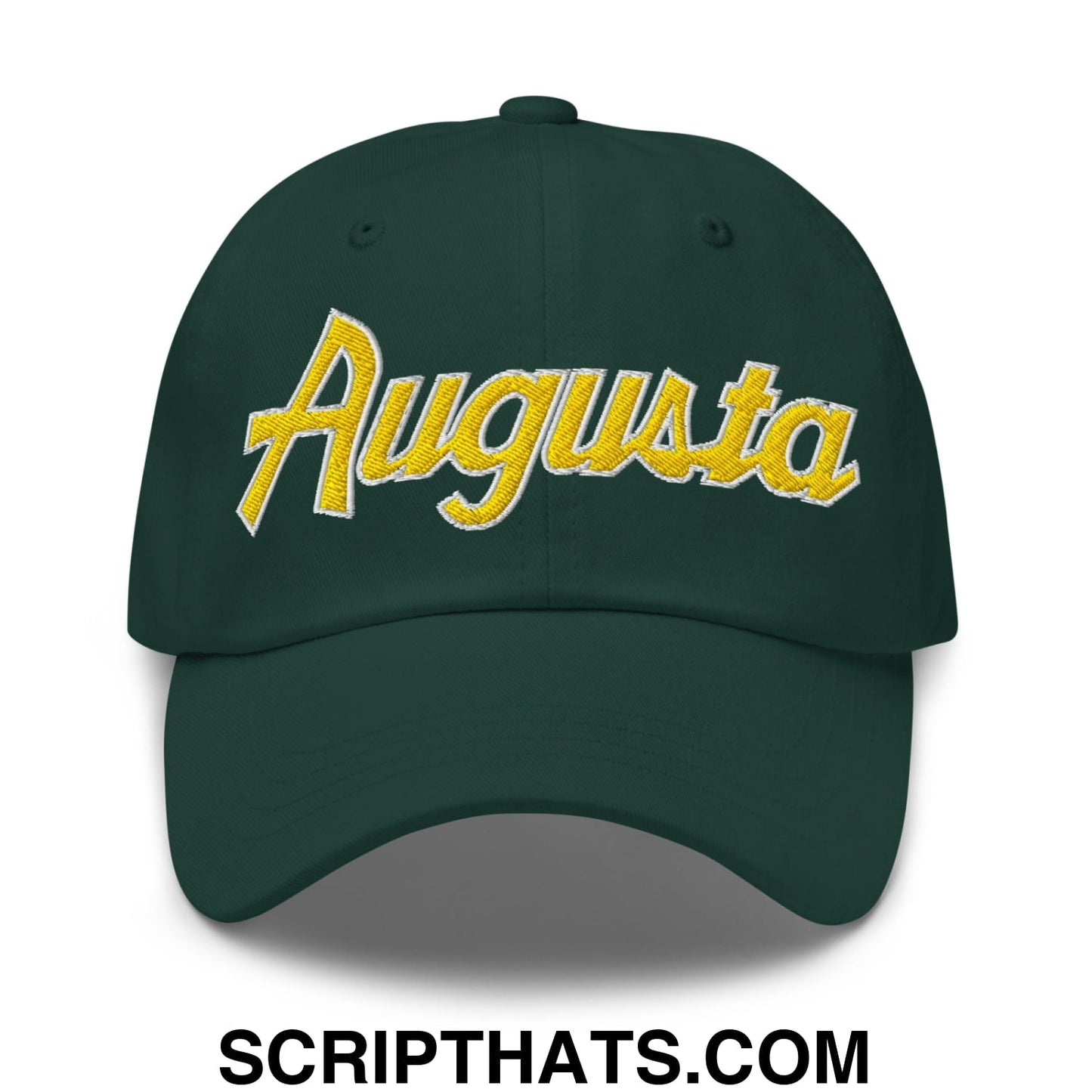 Augusta Vintage Sports Script Embroidered Golf Dad Hat