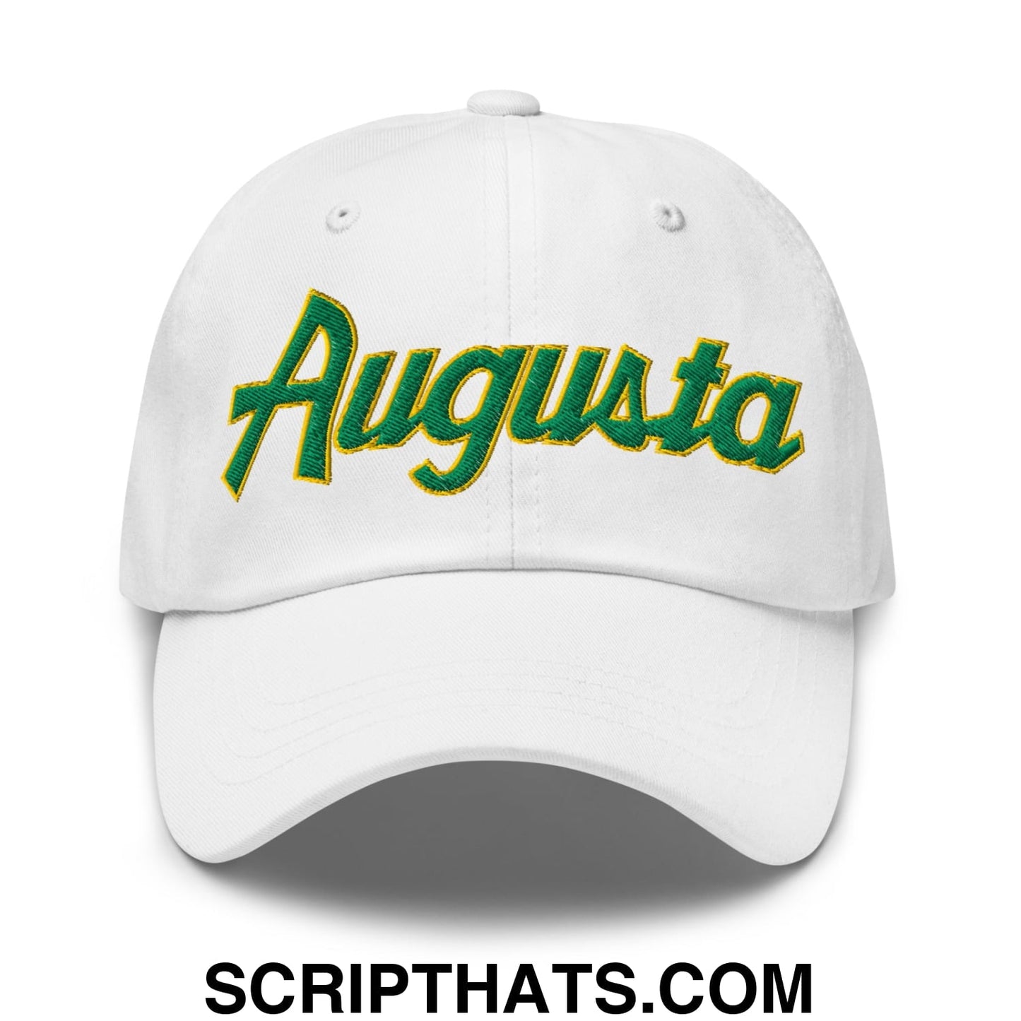 Augusta Vintage Sports Script Embroidered Golf Dad Hat