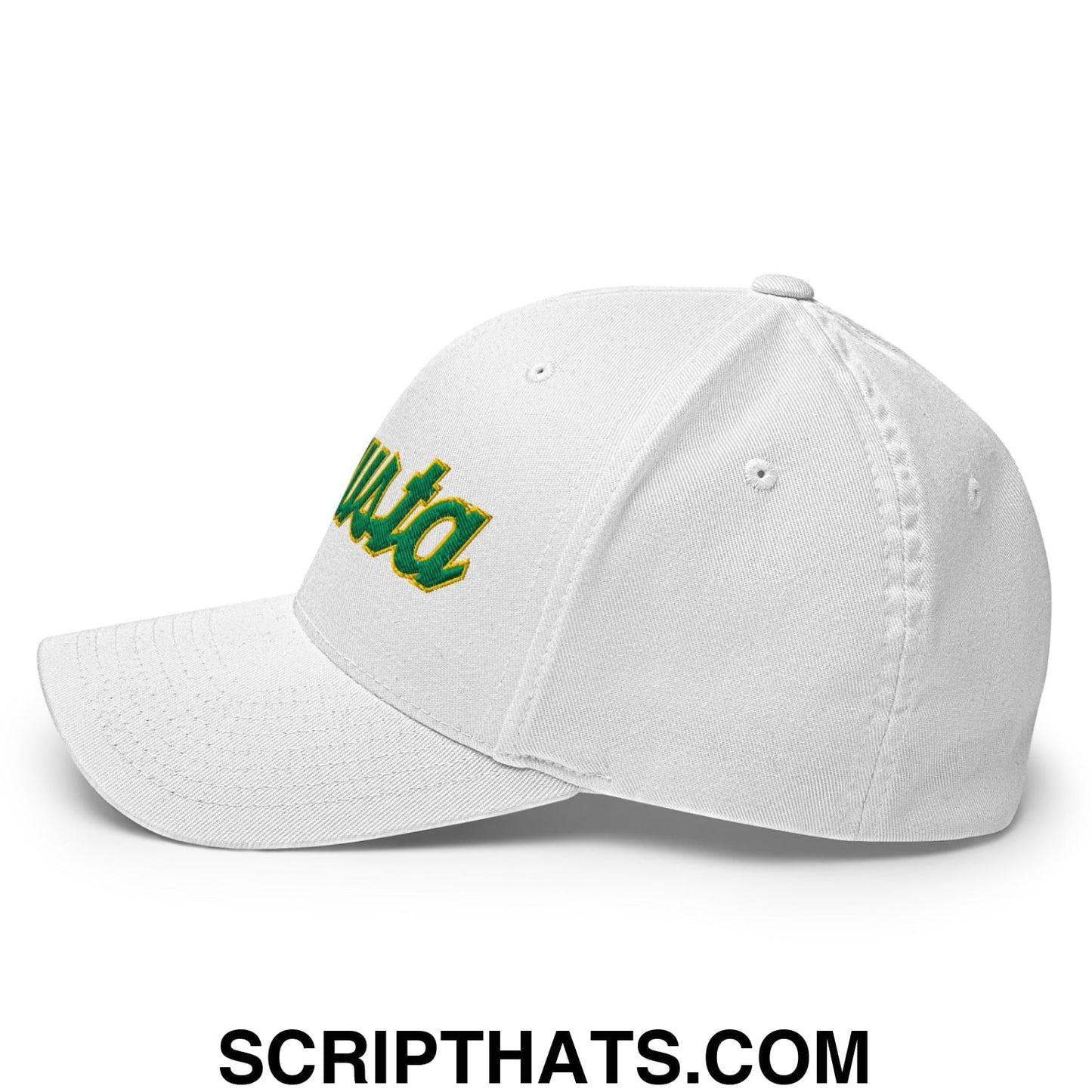 Augusta Vintage Sports Script Embroidered Stretch Fit Golf Hat