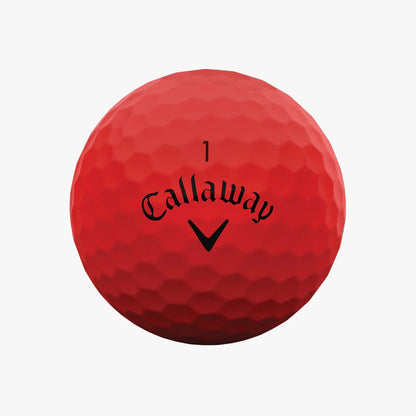 Callaway Supersoft Matte Red 2023 Golf Balls
