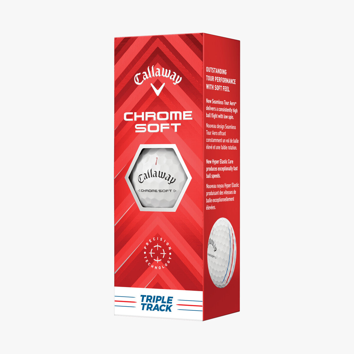 Callaway Chrome Soft Triple Track 2024 White Golf Balls