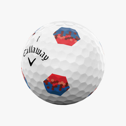 Callaway Chrome Soft TruTrack Blue & Red 2024 Golf Balls