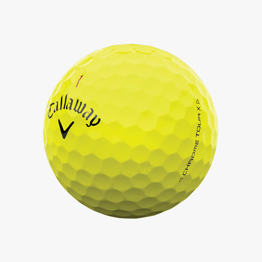 Callaway Chrome Tour X 2024 Yellow Golf Balls