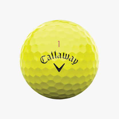 Callaway Chrome Tour X 2024 Yellow Golf Balls