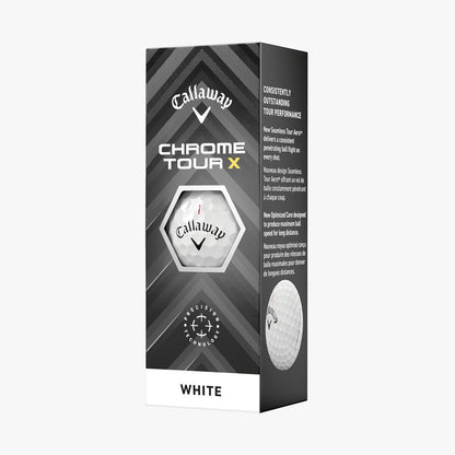 Callaway Chrome Tour X 2024 White Golf Balls