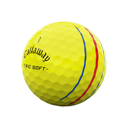 Callaway ERC Soft Triple Track Yellow 2025 Golf Balls