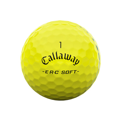 Callaway ERC Soft Triple Track Yellow 2025 Golf Balls
