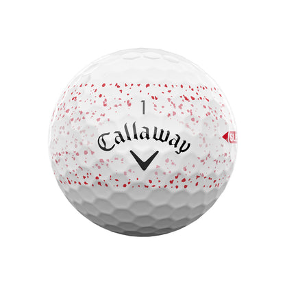 Callaway Supersoft Splatter 360 Red 2025 Golf Balls