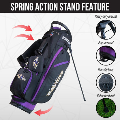 Baltimore Ravens Fairway Stand Bag