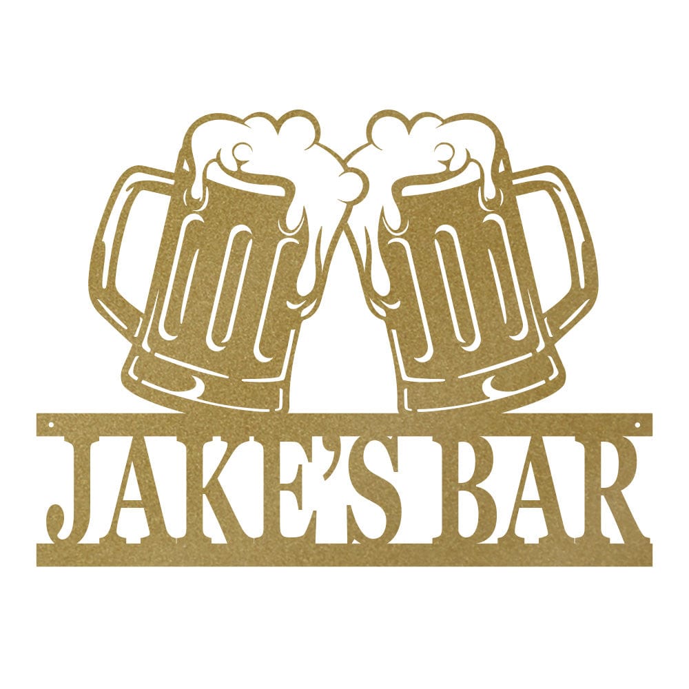 Beer Mug Bar Monogram
