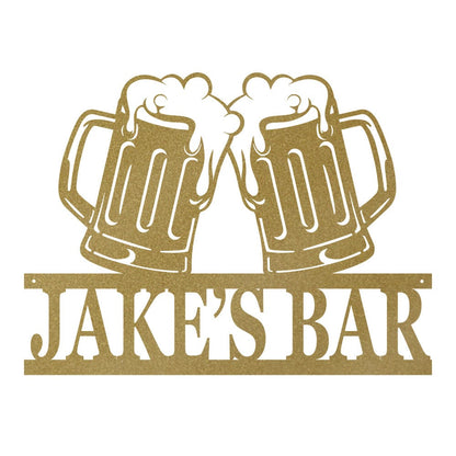 Beer Mug Bar Monogram