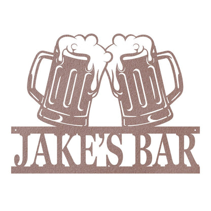 Beer Mug Bar Monogram