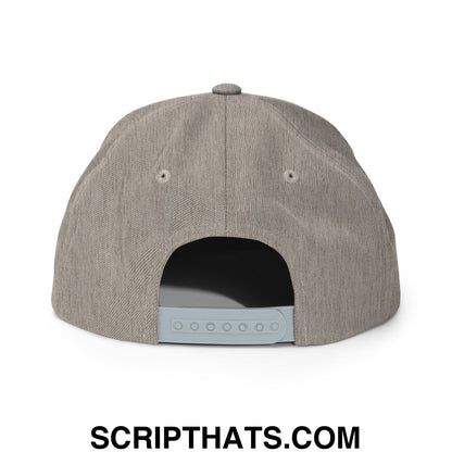Born to Golf Forced to Work Embroidered Flat Bill Brim Snapback Hat