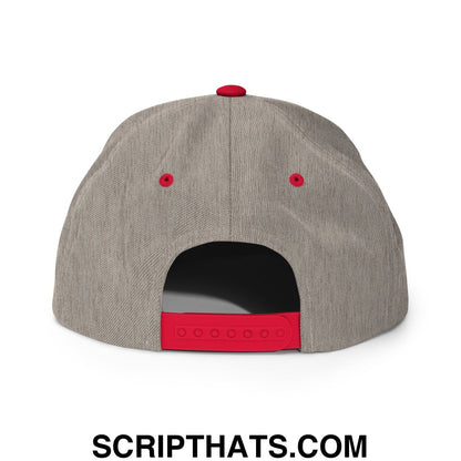 Born to Golf Forced to Work Embroidered Flat Bill Brim Snapback Hat