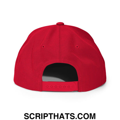 Born to Golf Forced to Work Embroidered Flat Bill Brim Snapback Hat