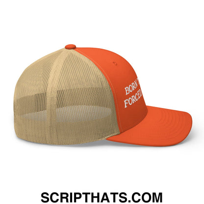 Born to Golf Forced to Work Embroidered Mesh Trucker Hat
