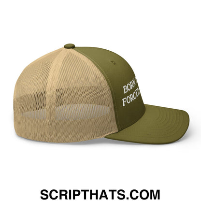 Born to Golf Forced to Work Embroidered Mesh Trucker Hat